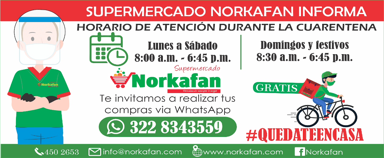AVISO HORARIO DURANTE PANDEMIA